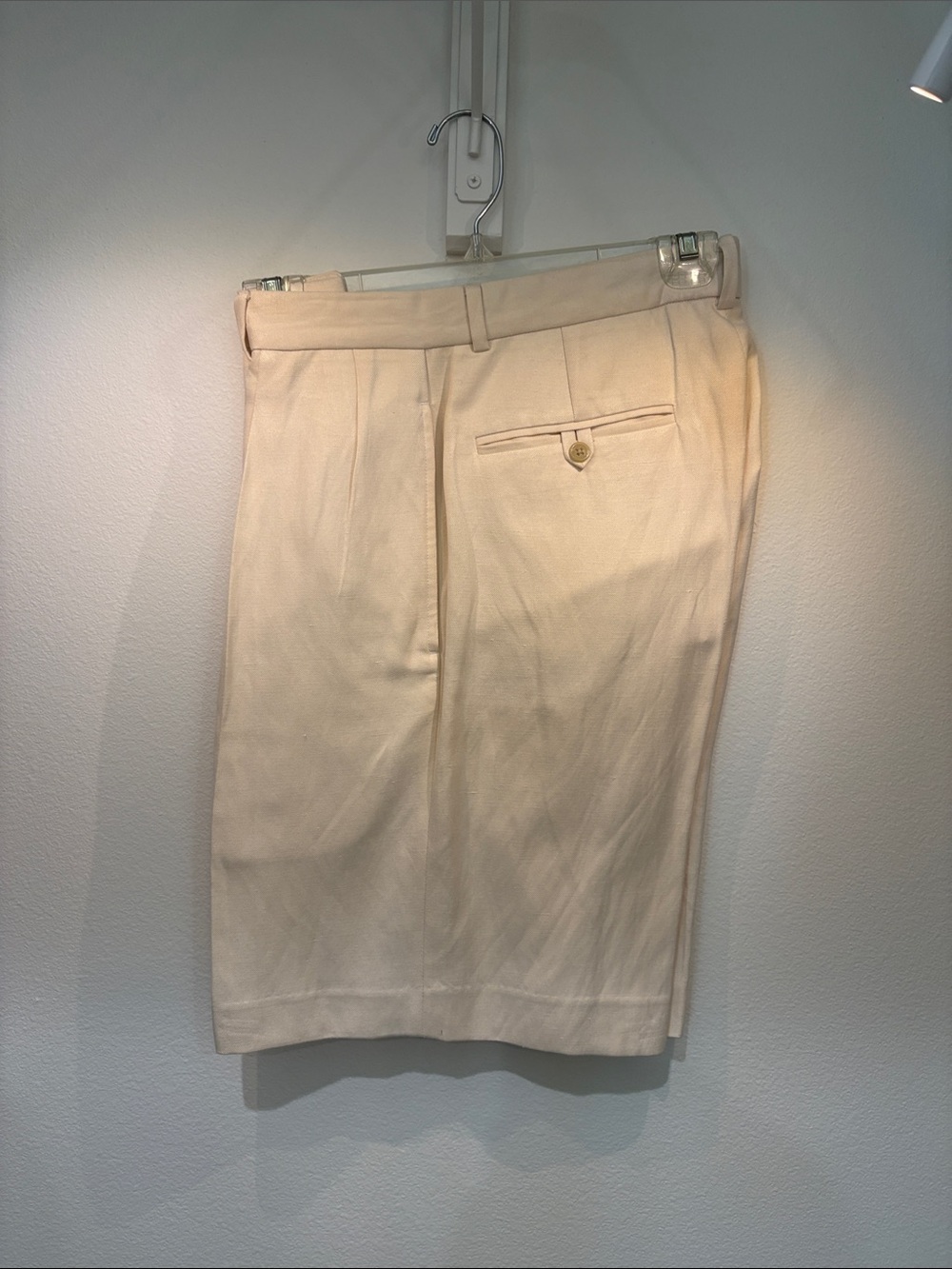 Polo by Ralph Lauren Cream Flat Front Men’s Shorts